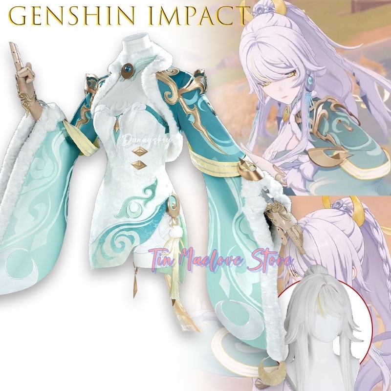 Embroidery Knit - Genshin Impact Adeptus Zibai Cavaleiro Imortal