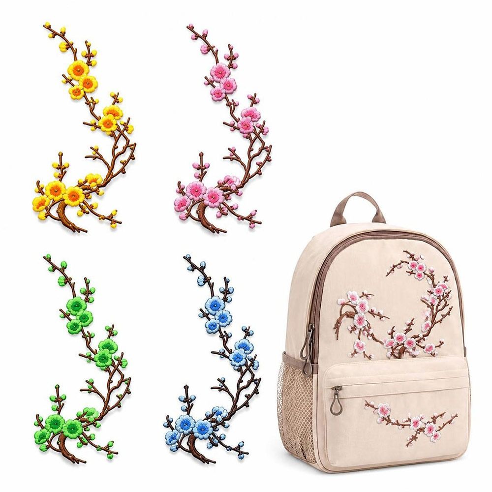 Embroidery Patch - Patches Termocolantes de Flor de Cerejeira