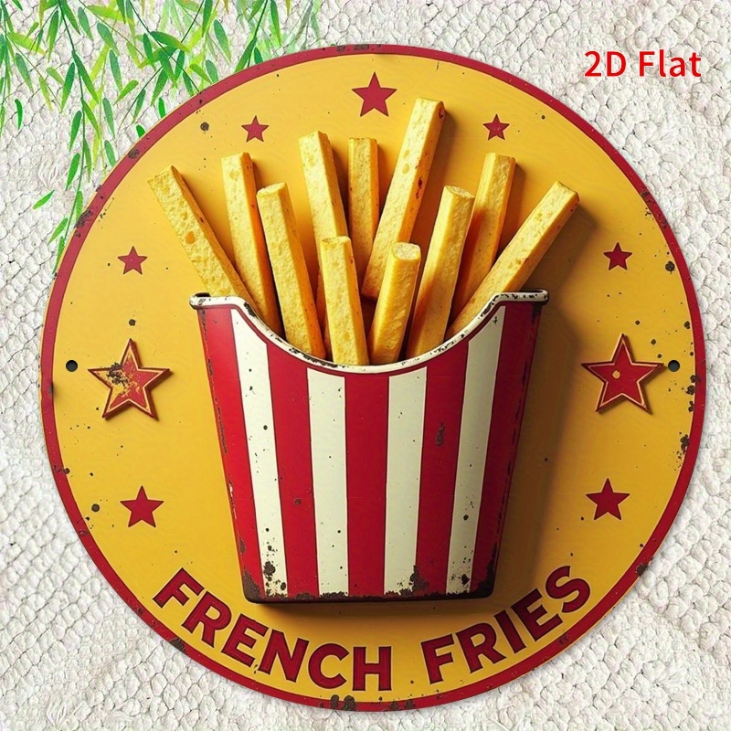 Embroidery Garden - 2d plano, 1pc retro batatas fritas