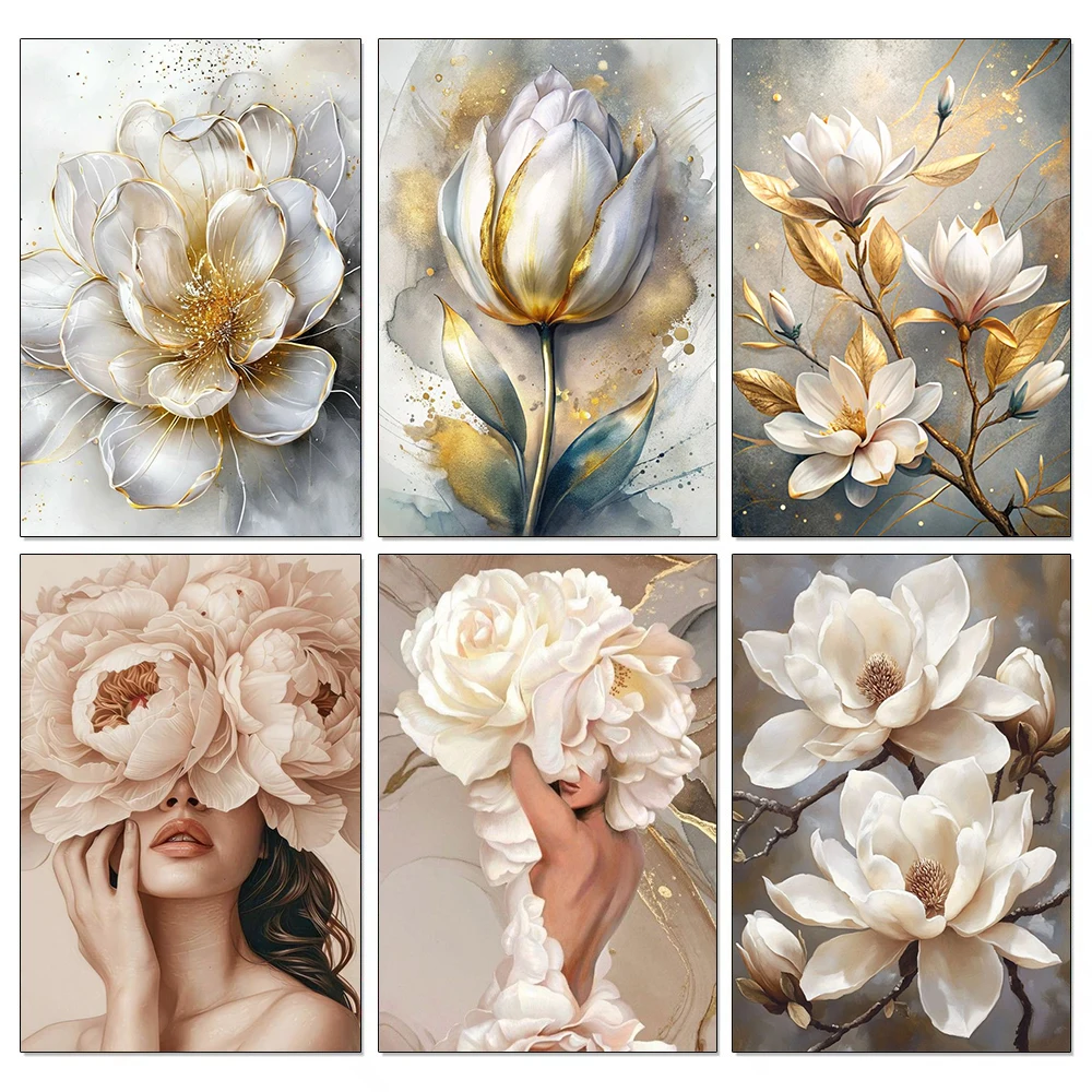 Embroidery Flower - Diamante bordado novo 2025 pintura diamante