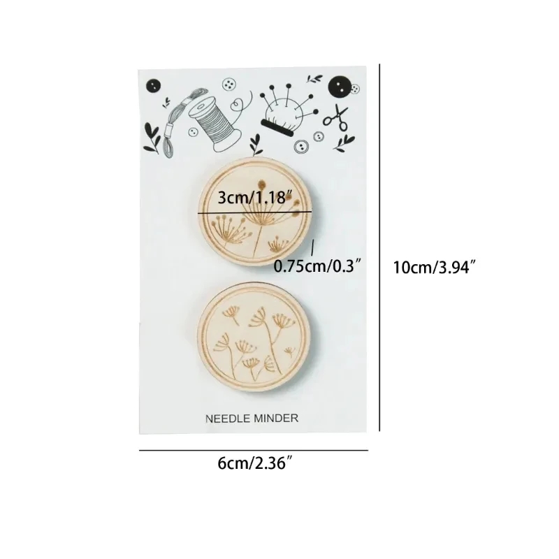2 pçs ponto cruz agulha de mad - Needle Minder Magnet avaliação e preço