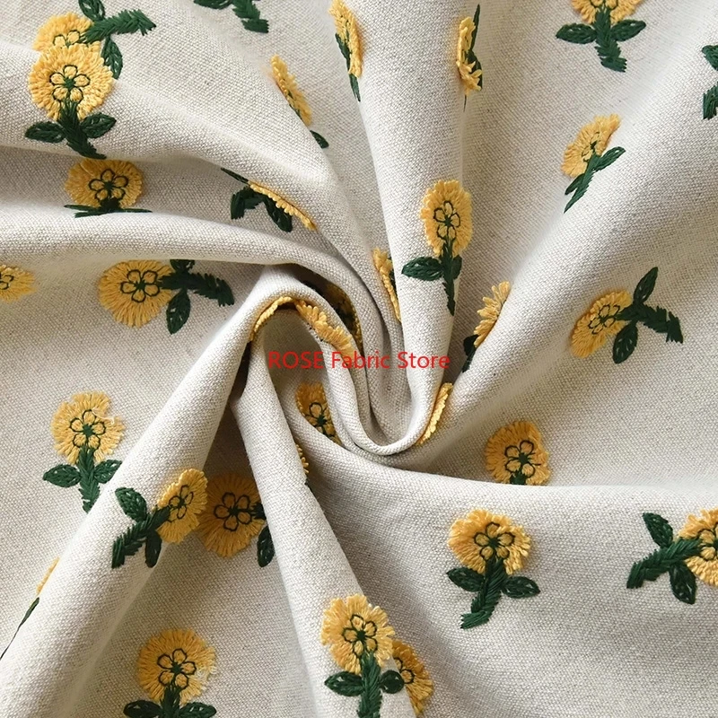 Ins inspirado 3d pequena flor  - Embroidery Yellow Flower avaliação e preço