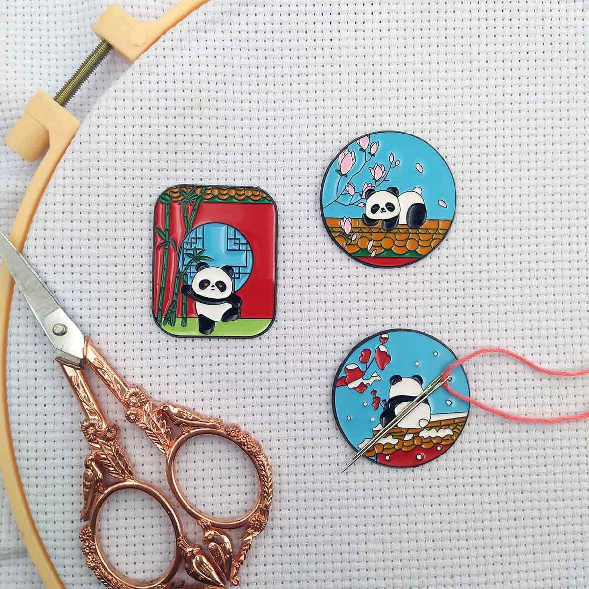 Simpatico panda agulha magnéti - Needle Minder Magnet avaliação e preço