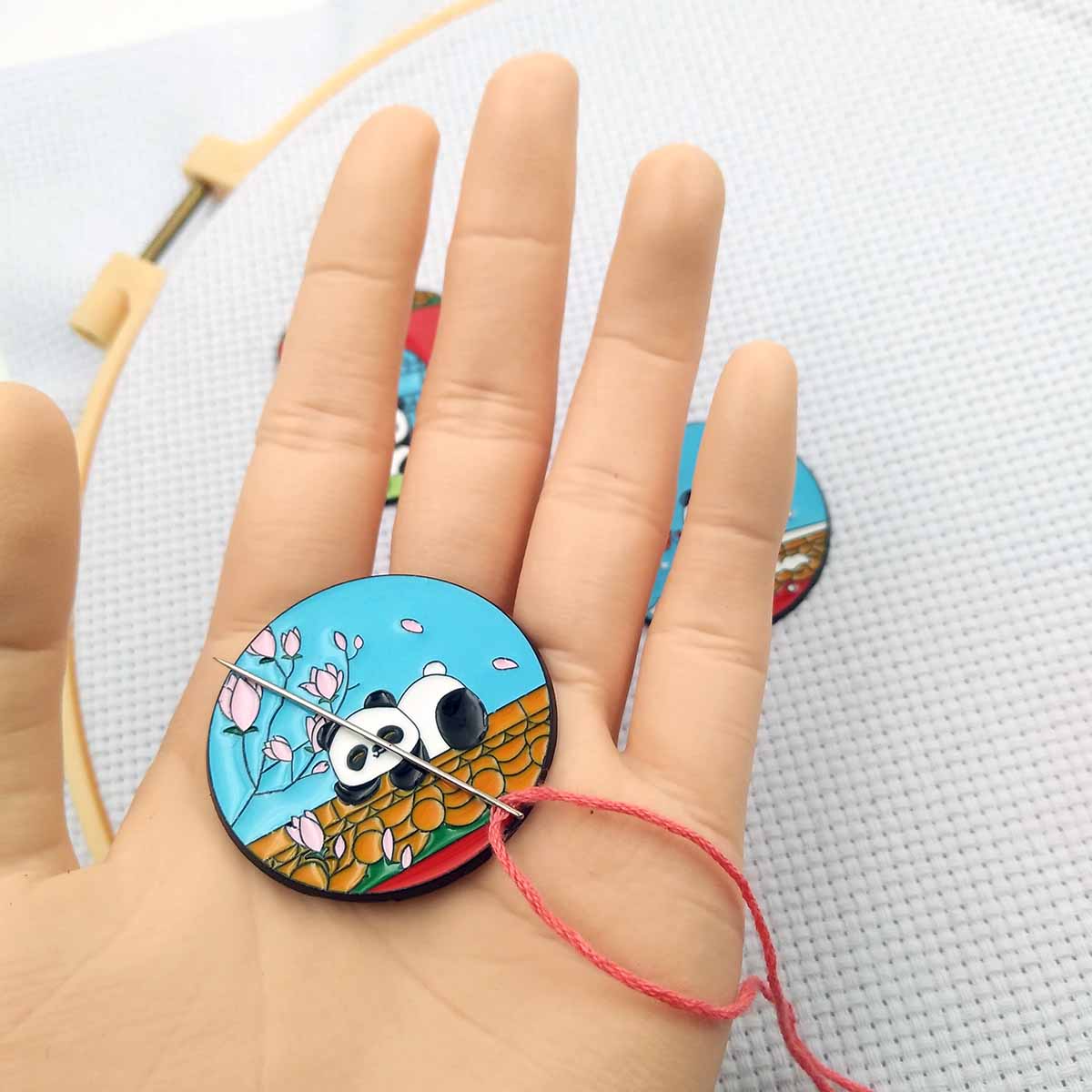Simpatico panda agulha magnéti - Needle Minder Magnet avaliação e preço
