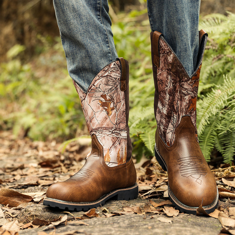 Botas Masculinas Tamanho Grand - Embroidery On Leather avaliação e preço