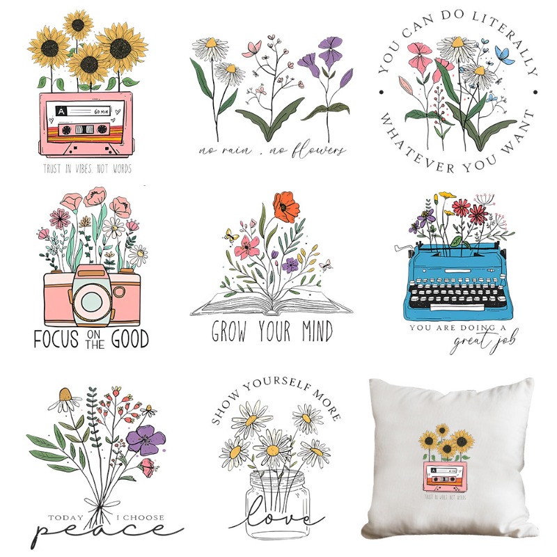 Adesivos Termocolantes de Tran - Embroidery Flower avaliação e preço
