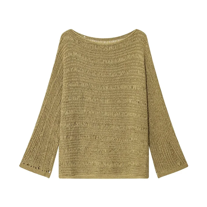 Suéter de Tricô Vintage com De - Embroidery Knit avaliação e preço