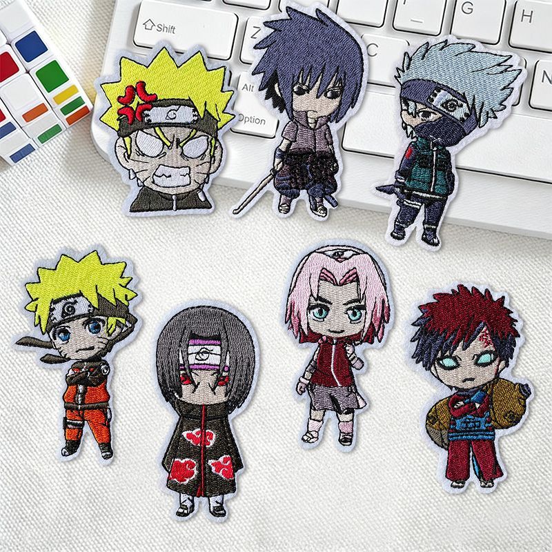 Patch de tecido estilo Naruto, - Embroidery Patch avaliação e preço