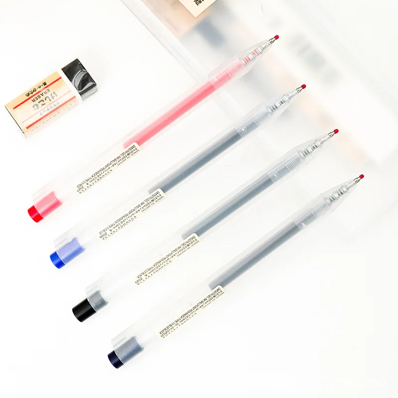 Caneta gel de imprensa 0.5mm,  - Muji Stationery Gel Pen avaliação e preço