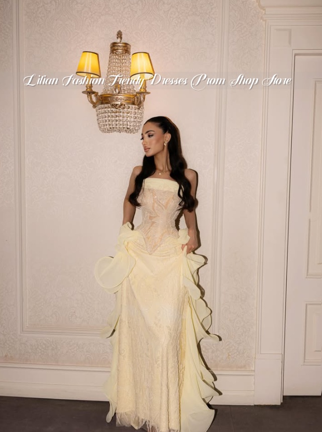 Vestido de Baile Tomara que Ca - Embroidery Yellow Flower avaliação e preço