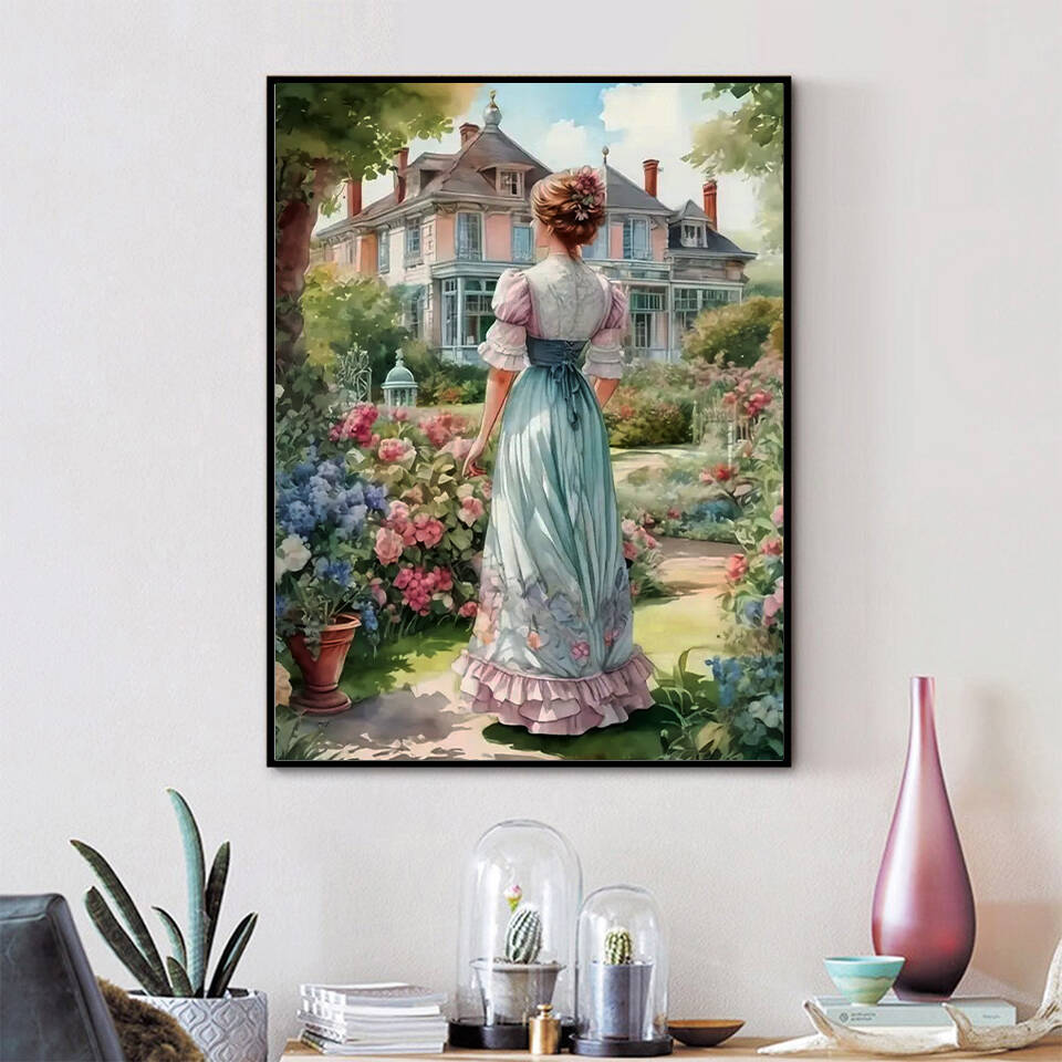 Evershine pintura diamante amo - Embroidery Garden avaliação e preço