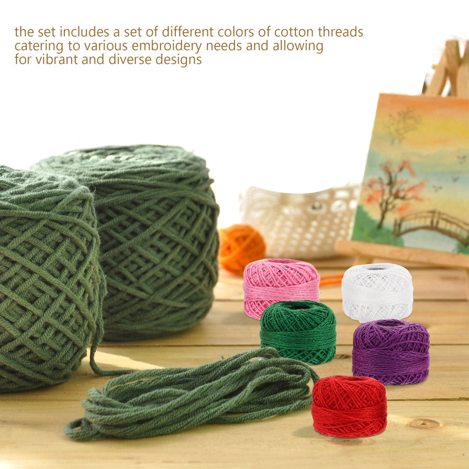 12 Peças de Fio de Algodão par - Embroidery Kit avaliação e preço