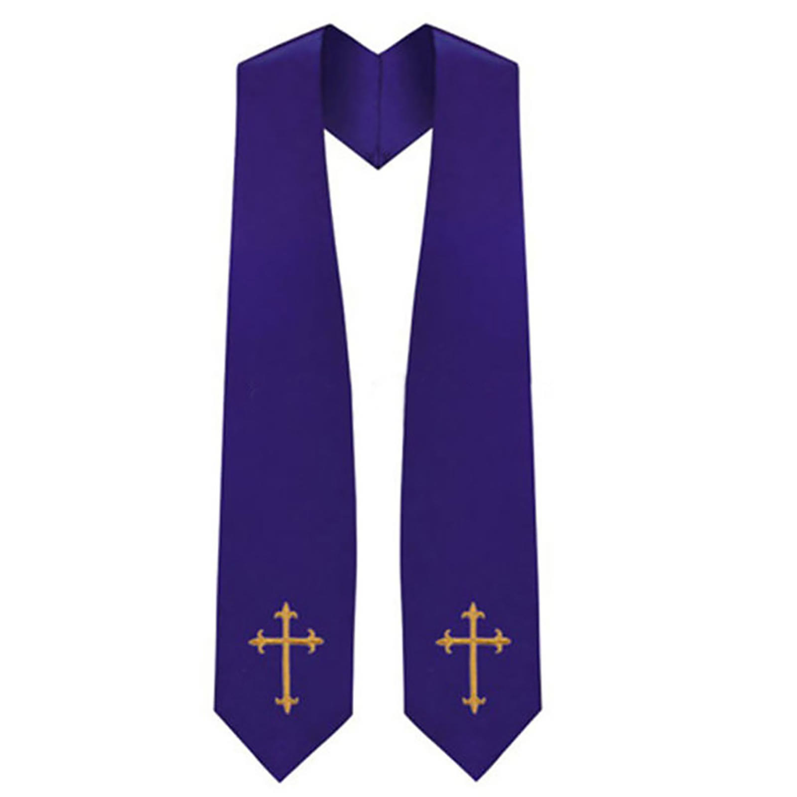 Estola Clerical Reversível Dup - Embroidery Knit avaliação e preço