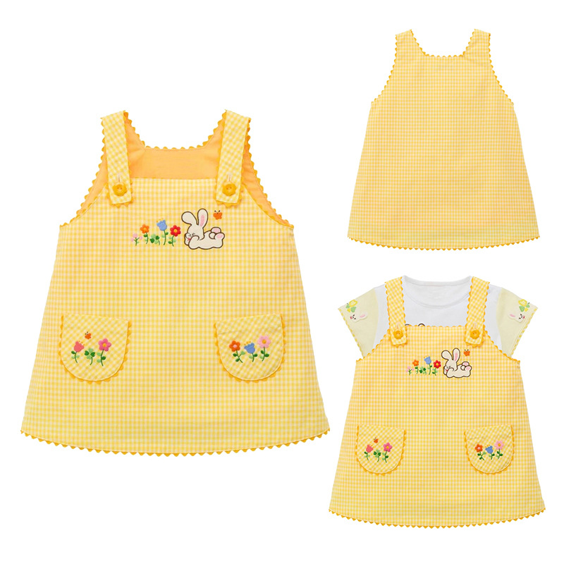 Vestido de Algodão Amarelo com - Embroidery Yellow Flower avaliação e preço