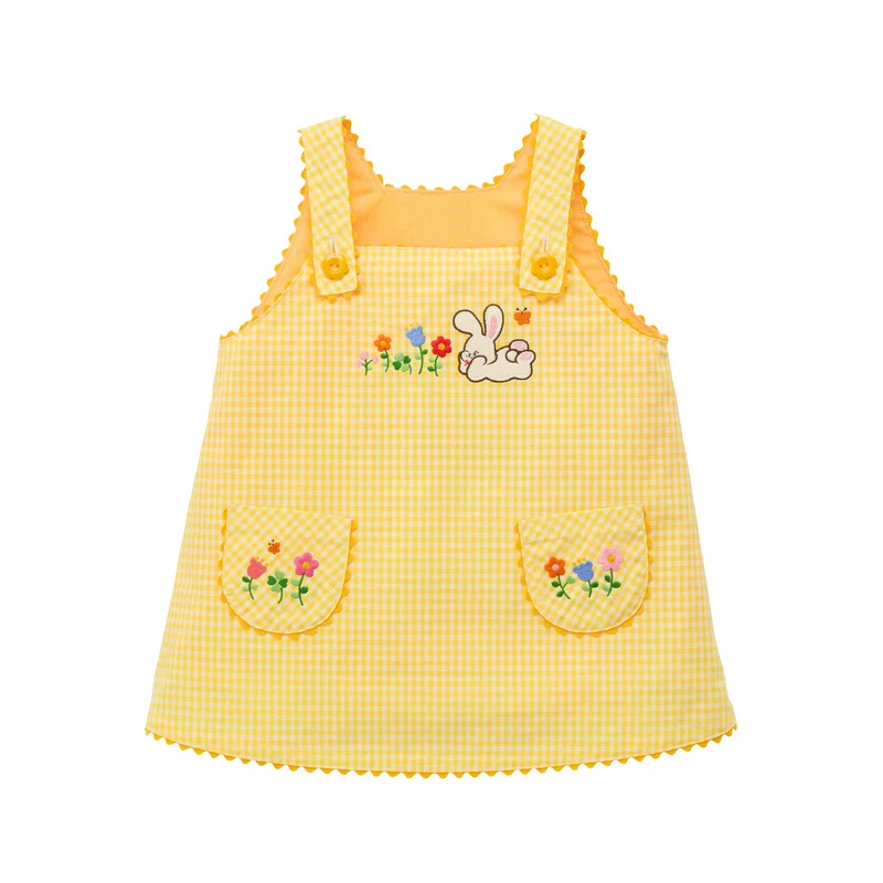 Vestido de Algodão Amarelo com - Embroidery Yellow Flower avaliação e preço