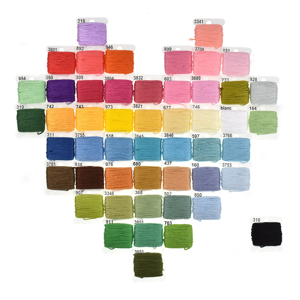 Kit de Bordado com 50 Peças Va - Embroidery Kit avaliação e preço