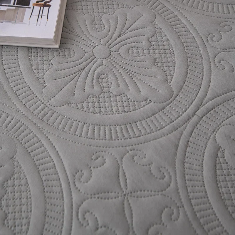 1pc engrossar algodão sofá sli - Embroidery Quilt Cover avaliação e preço