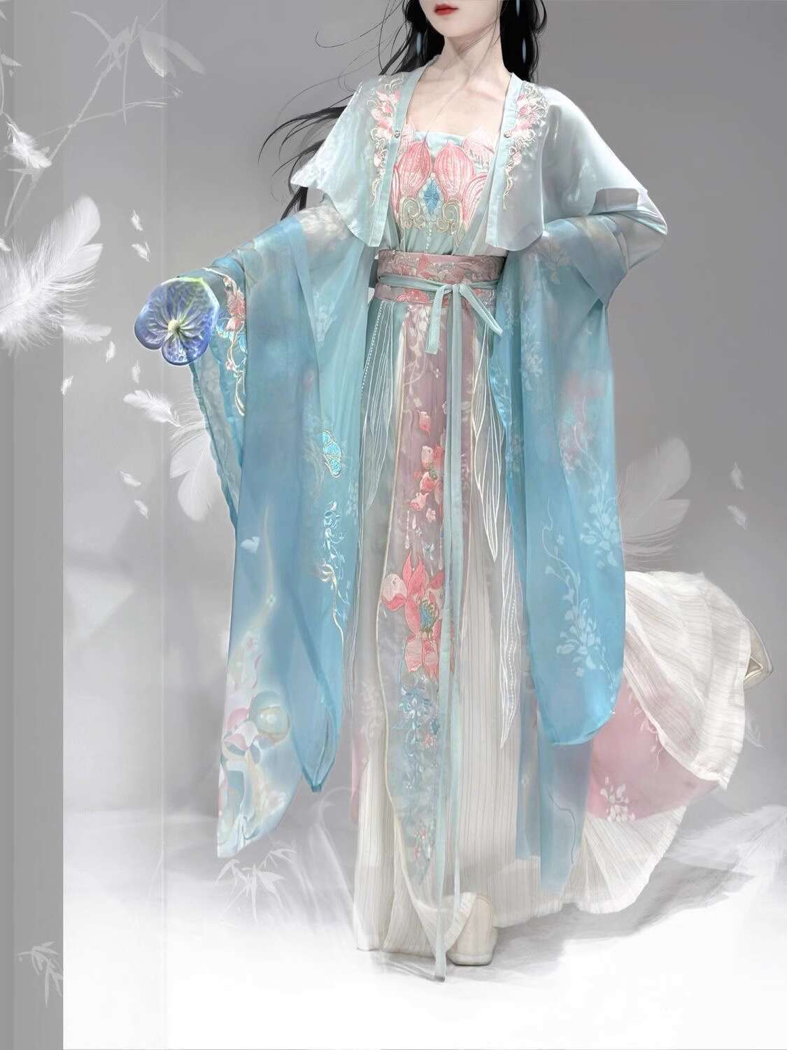 Novo hanfu wei jinfeng indústr - Embroidery Knit avaliação e preço