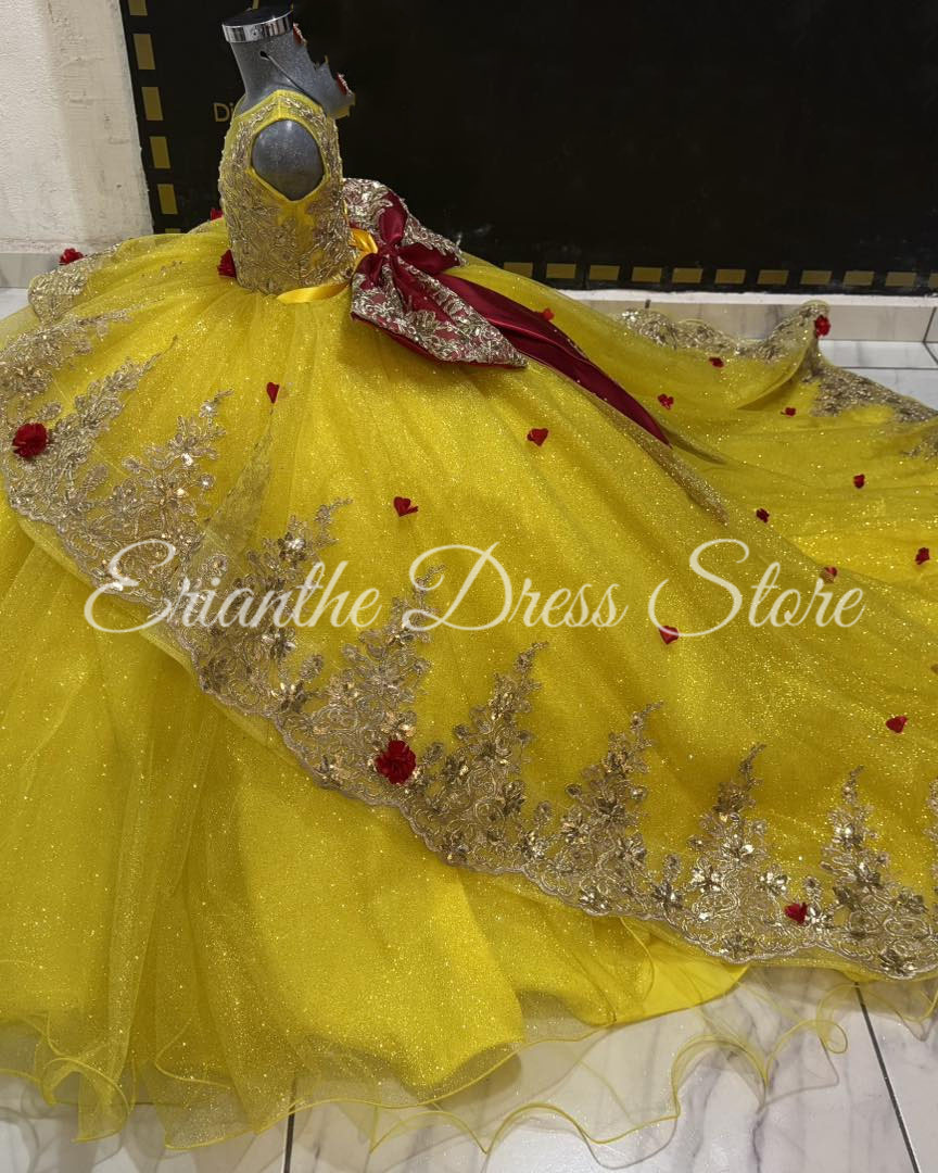 Vestido floral amarelo para ca - Embroidery Yellow Flower avaliação e preço