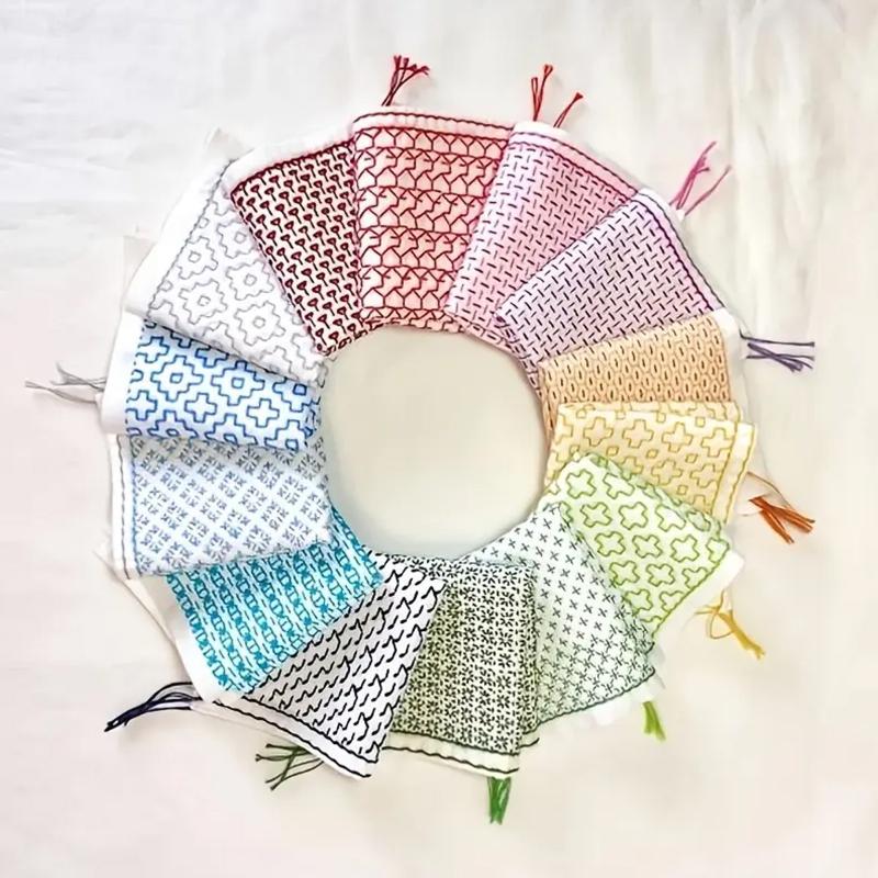 9/32 pçs linha e agulhas denim - Embroidery Kit avaliação e preço